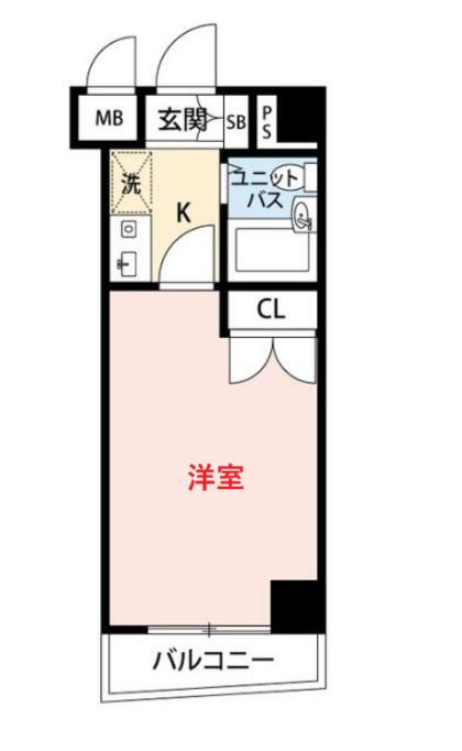マイナビSTAYパレス大森(1K/3階)の間取り写真