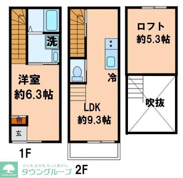 ファベル文京千石(1LDK/1階)の間取り写真
