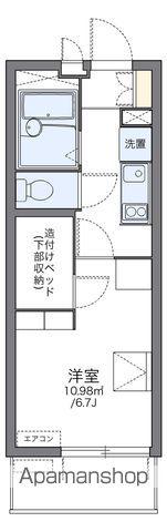 レオパレスLEBEN京橋(1K/3階)の間取り写真