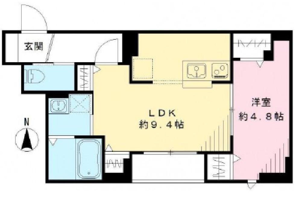 グレース・カーサ(1LDK/1階)の間取り写真