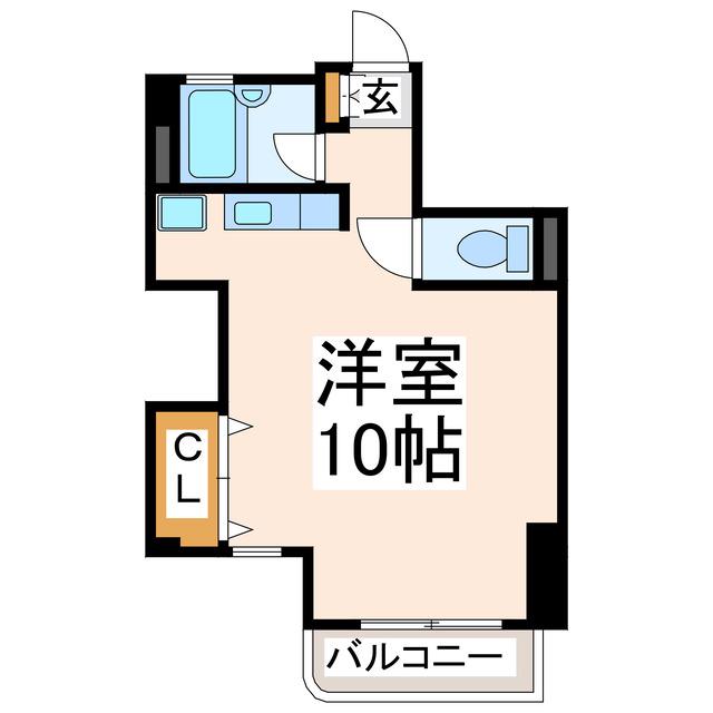 アローハイム紺屋(ワンルーム/2階)の間取り写真