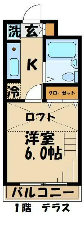 レジデンス拾弐番館 2階階 間取り