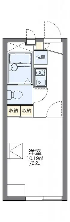 レオパレスカンタービレ 2階階 間取り