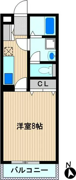 エバーグリーン 1階階 間取り