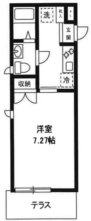 サザンクロス 1階階 間取り