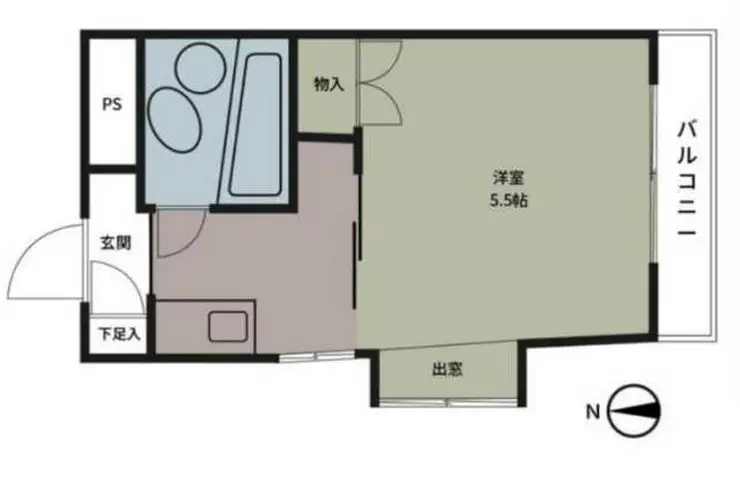 ハイタウン新丸子 3階階 間取り