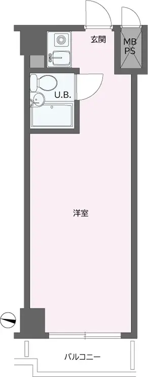 高田馬場ダイカンプラザ 5階階 間取り