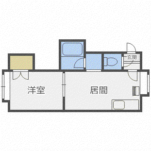 チェリーパレス24(1LDK/3階)の間取り写真