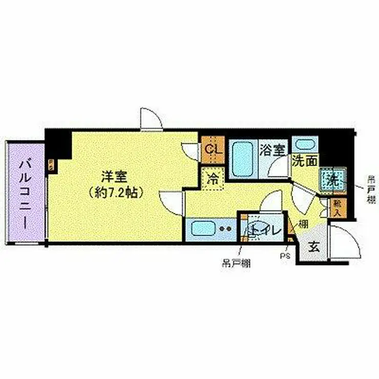 ZOOM西新宿 4階階 間取り