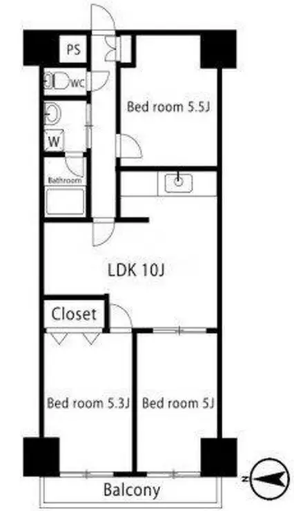 ハイデンスタニグチ 6階階 間取り