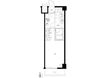 ルーブル大森西弐番館(1K/5階)の間取り写真