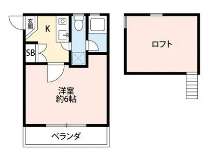 サンクレエルIII(1K/1階)の間取り写真