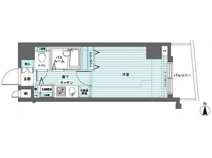 フェニックス高円寺伍番館(1K/3階)の間取り写真