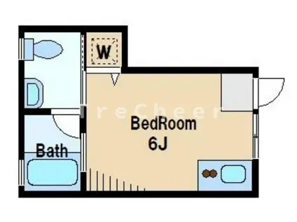 FORZA(ワンルーム/1階)の間取り写真