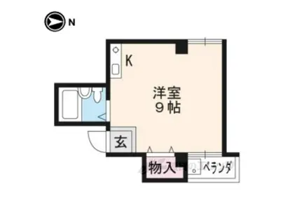 スチュディオエトレ88(ワンルーム/2階)の間取り写真