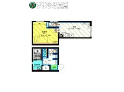 AIOI LINK(ワンルーム/2階)の間取り写真