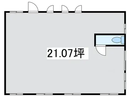 レイナード(ワンルーム/1階)の間取り写真