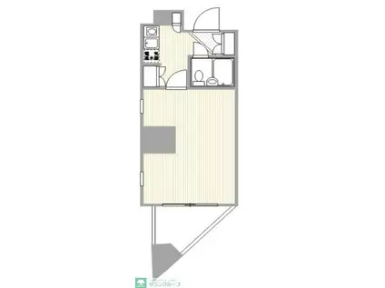 三鷹ダイカンプラザ(ワンルーム/2階)の間取り写真