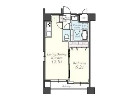 MAISON MYOUJINSHITA メゾン明神下(1LDK/3階)の間取り写真