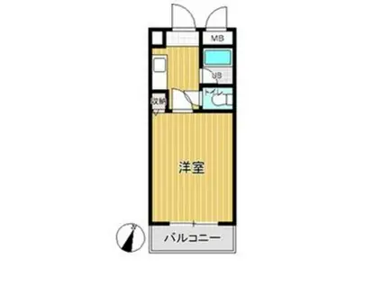 プレアール三苫II(1K/1階)の間取り写真