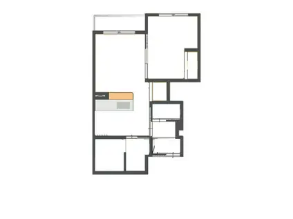 KSレジデンス(1LDK/1階)の間取り写真