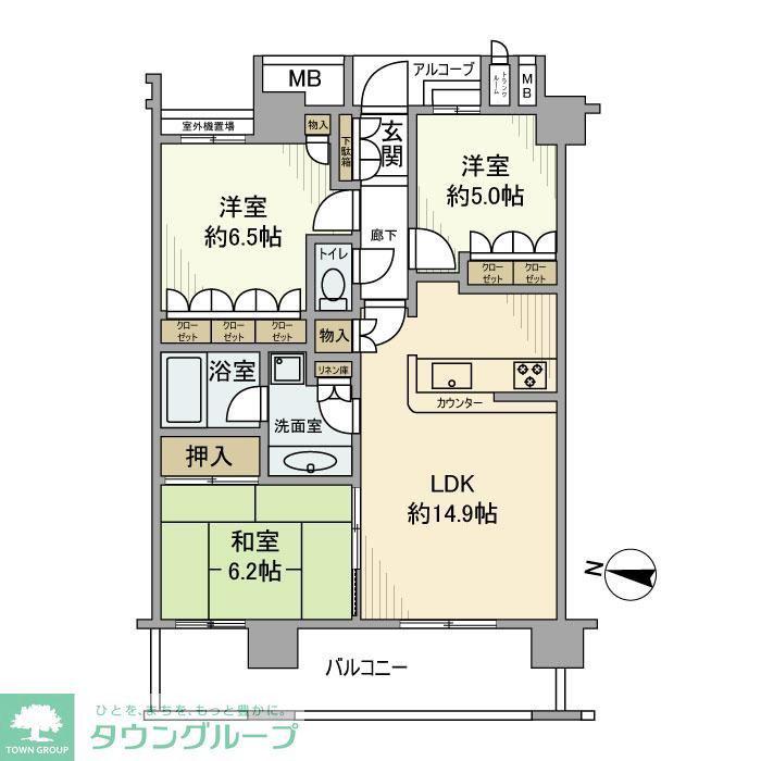 オーベルタワー川口コラージュ