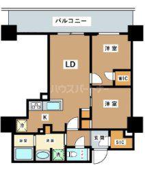 プラウドタワー平井(2LDK/6階)の間取り写真