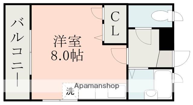 ユーフォリア(ワンルーム/4階)の間取り写真