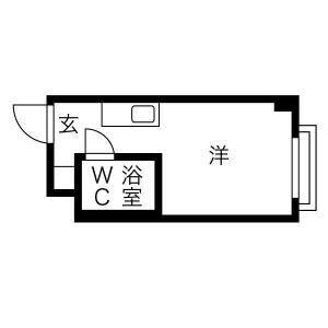 レガーレ関目(ワンルーム/3階)の間取り写真