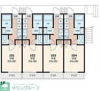 KINOMI STUDIO(1K/1階)の間取り写真