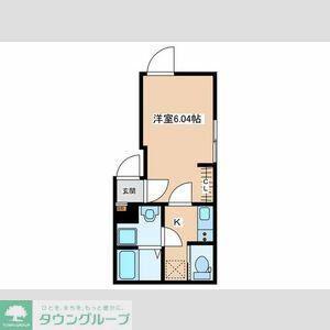 LIBERTE堀切(1K/3階)の間取り写真