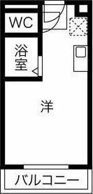 プレアール南春日丘(ワンルーム/3階)の間取り写真