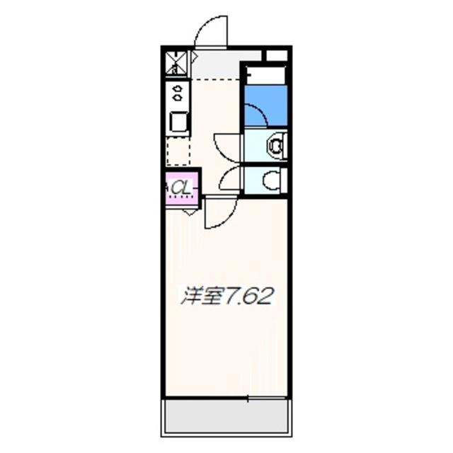 フィオーレ桑原(1K/1階)の間取り写真