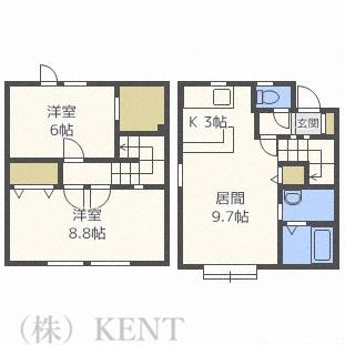 さくらそう(2LDK/1階)の間取り写真