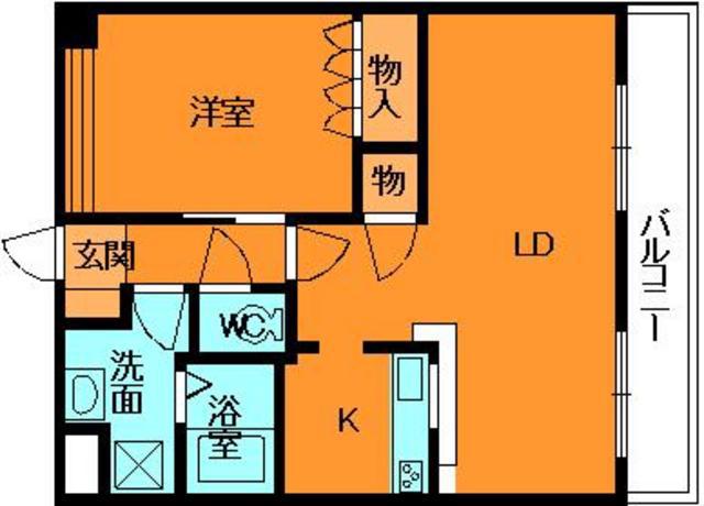 グレイス・ヒルズⅡ(1LDK/2階)の間取り写真