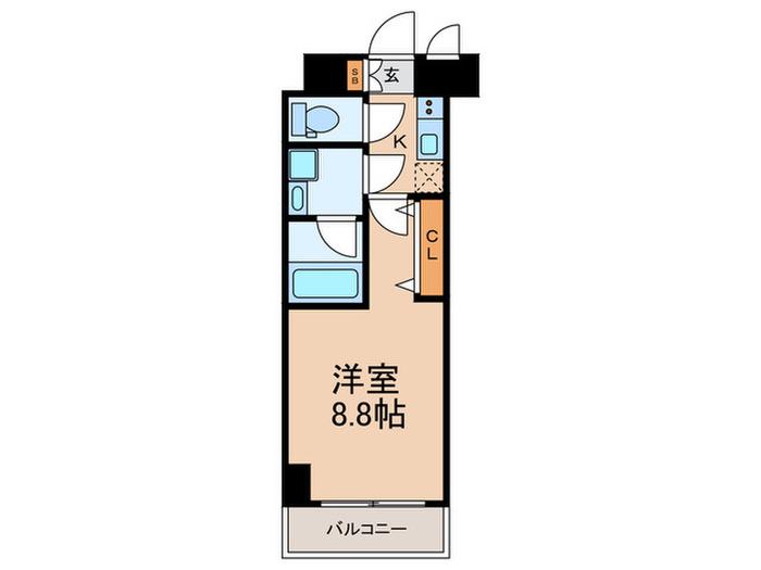 REGALIZ目白学習院下(1K/3階)の間取り写真