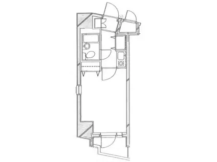 日神パレステージ護国寺(1K/5階)の間取り写真