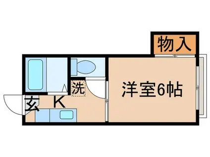 コーポ・ジュンA棟(1K/1階)の間取り写真