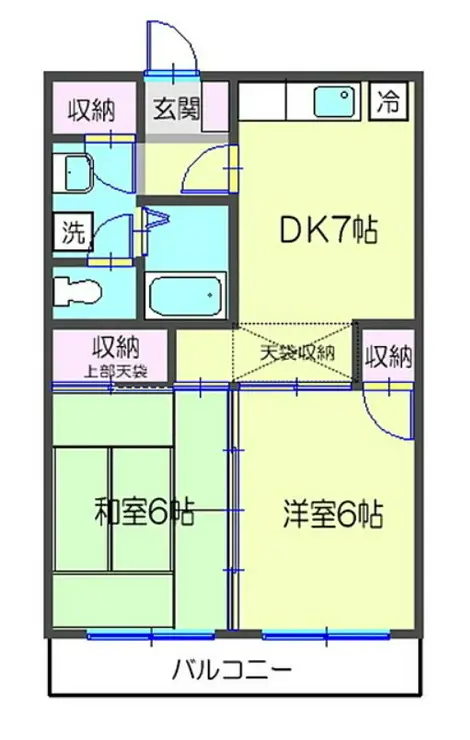 サンフレア北寺尾 1階階 間取り