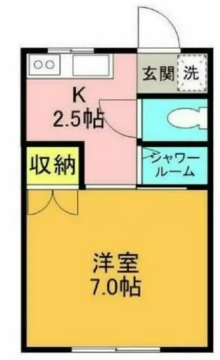 パティオミハス 2階階 間取り