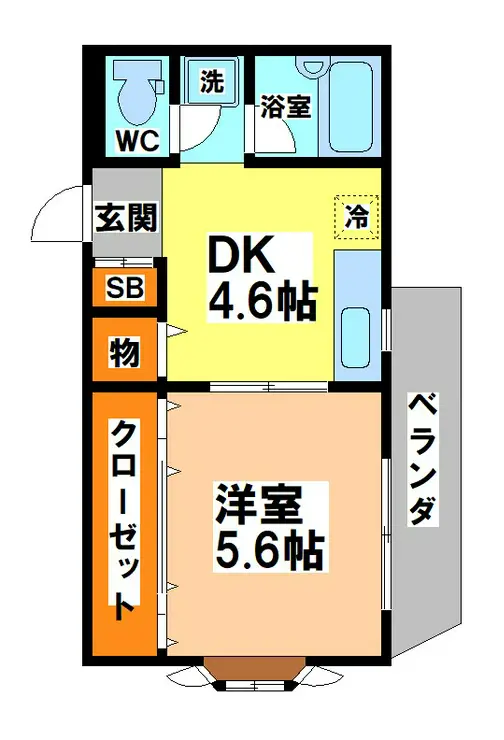 アビタ武蔵野 2階階 間取り
