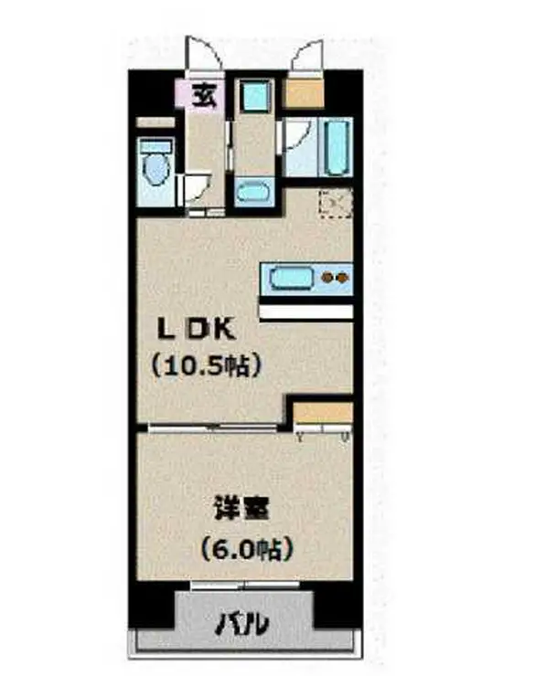 カスタリア新宿 9階階 間取り