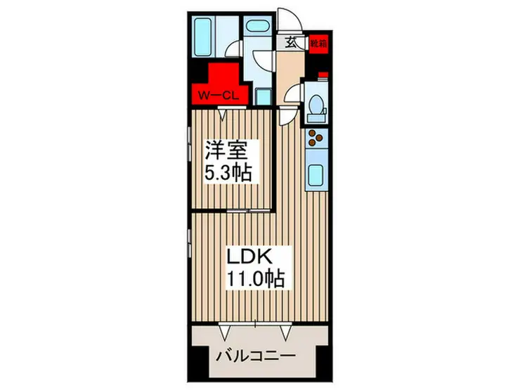 ピニエール浦和岸町 9階階 間取り