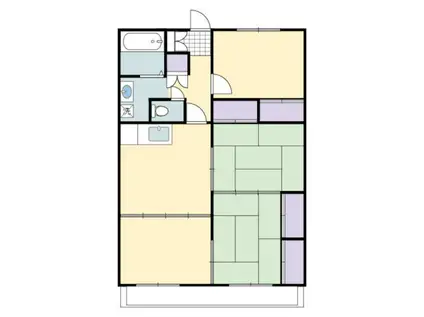 アビタシオン宮本(4DK/6階)の間取り写真