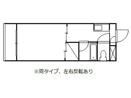 パークサイド加藤マンション(1K/1階)の間取り写真