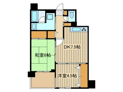 ライオンズガーデン大泉学園第2(2DK/2階)の間取り写真