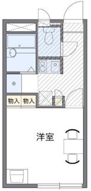 レオパレス杉山II(1K/1階)の間取り写真