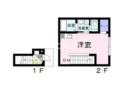 CASA VERACE(ワンルーム/2階)の間取り写真