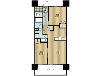 ザ・パークハウス浦和岸町(2LDK/11階)の間取り写真