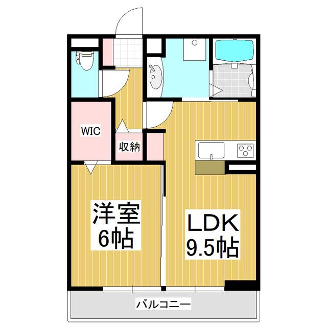 ILARE HOUSE(1LDK/2階)の間取り写真